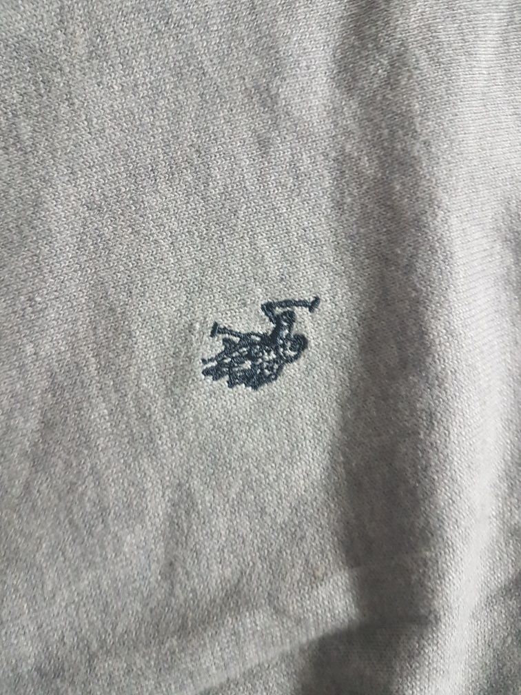 Sweter jak nowy U.S. Polo Assn. szary, r. XL