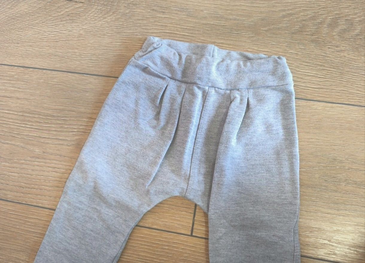 Dresowy komplet zestaw dla dziewczynki r. 80cm