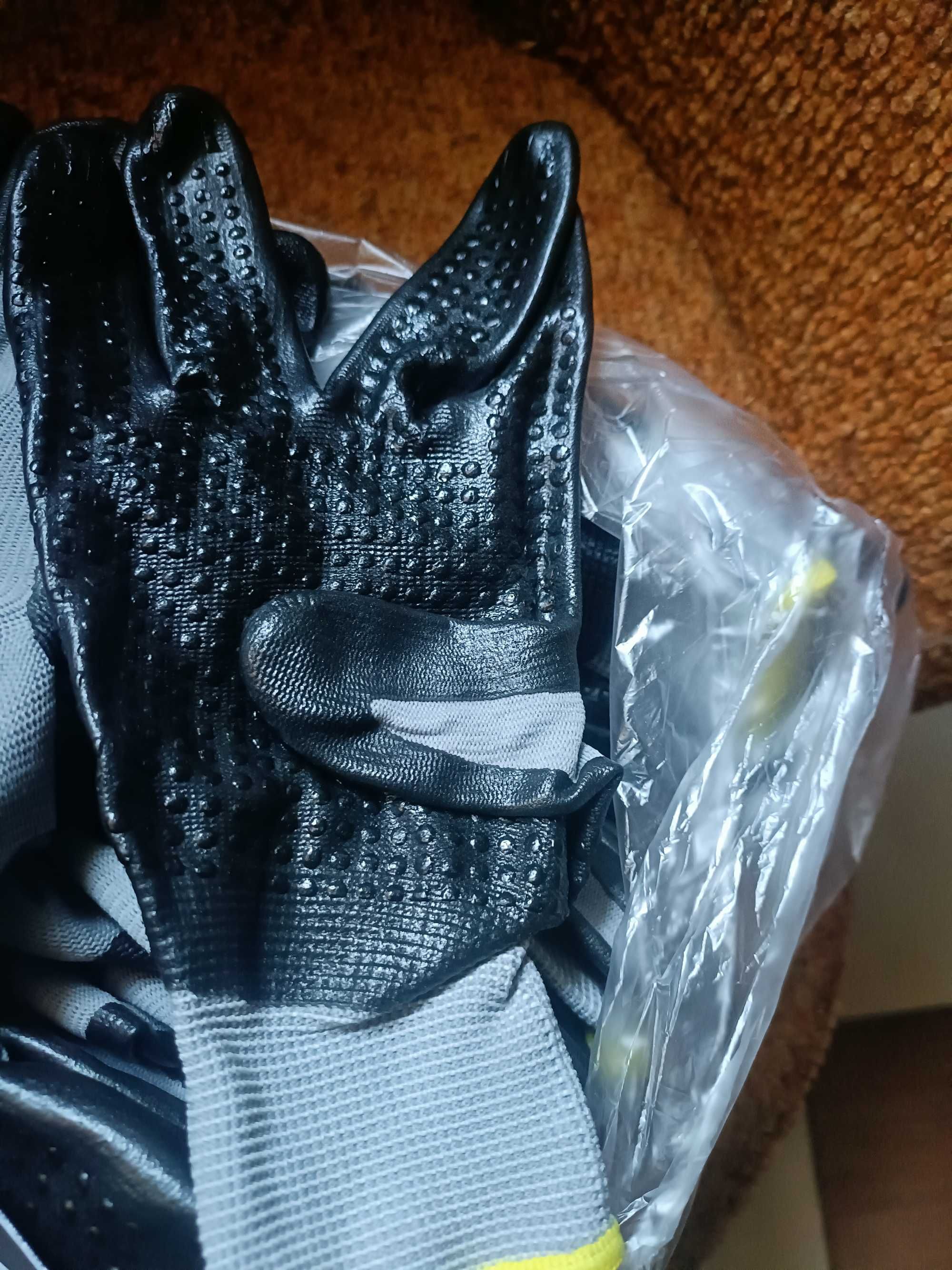 rękawice ogrifox eal gumowane nakrapiane 48 par