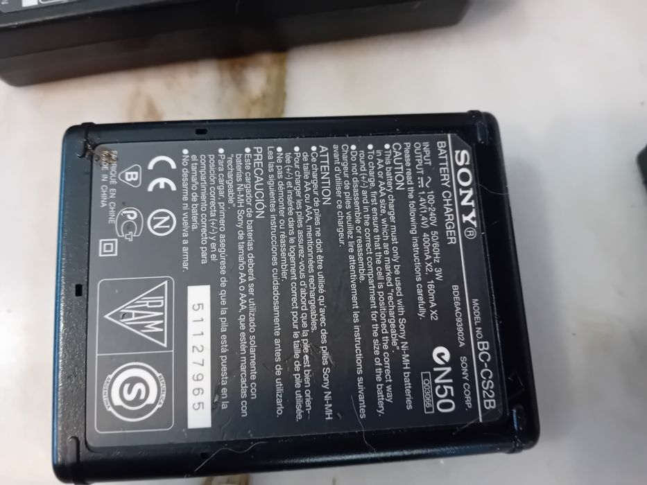 Conjunto de 6 Carregadores de Câmaras Diversas