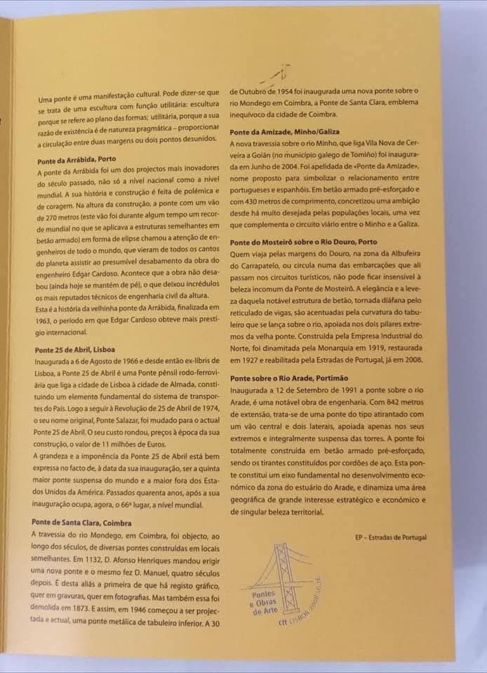 Pontes e Obras de Arte - Pagela
