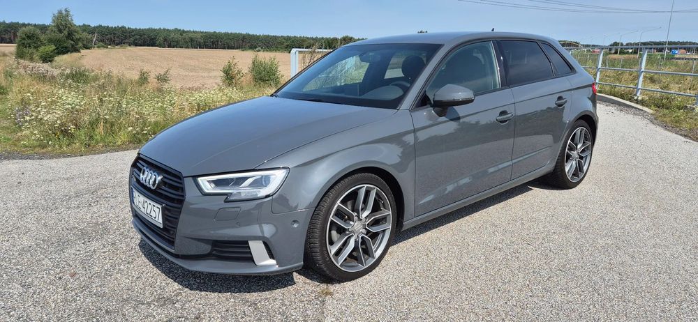 Audi A3 Sportback Audi A3 1,5 TFSI 150KM Szary metalic, niski przebieg, cena do negocjac