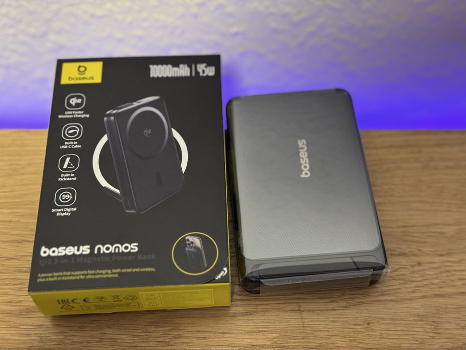 Baseus Nomos Magnetic Power Bank Qi2 45W 10000mAh