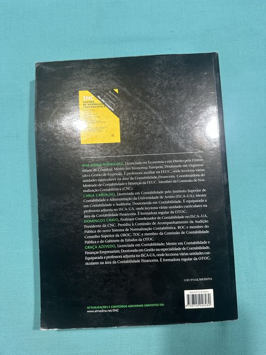 Livro SNC - Contabilidade Financeira: Sua aplicação