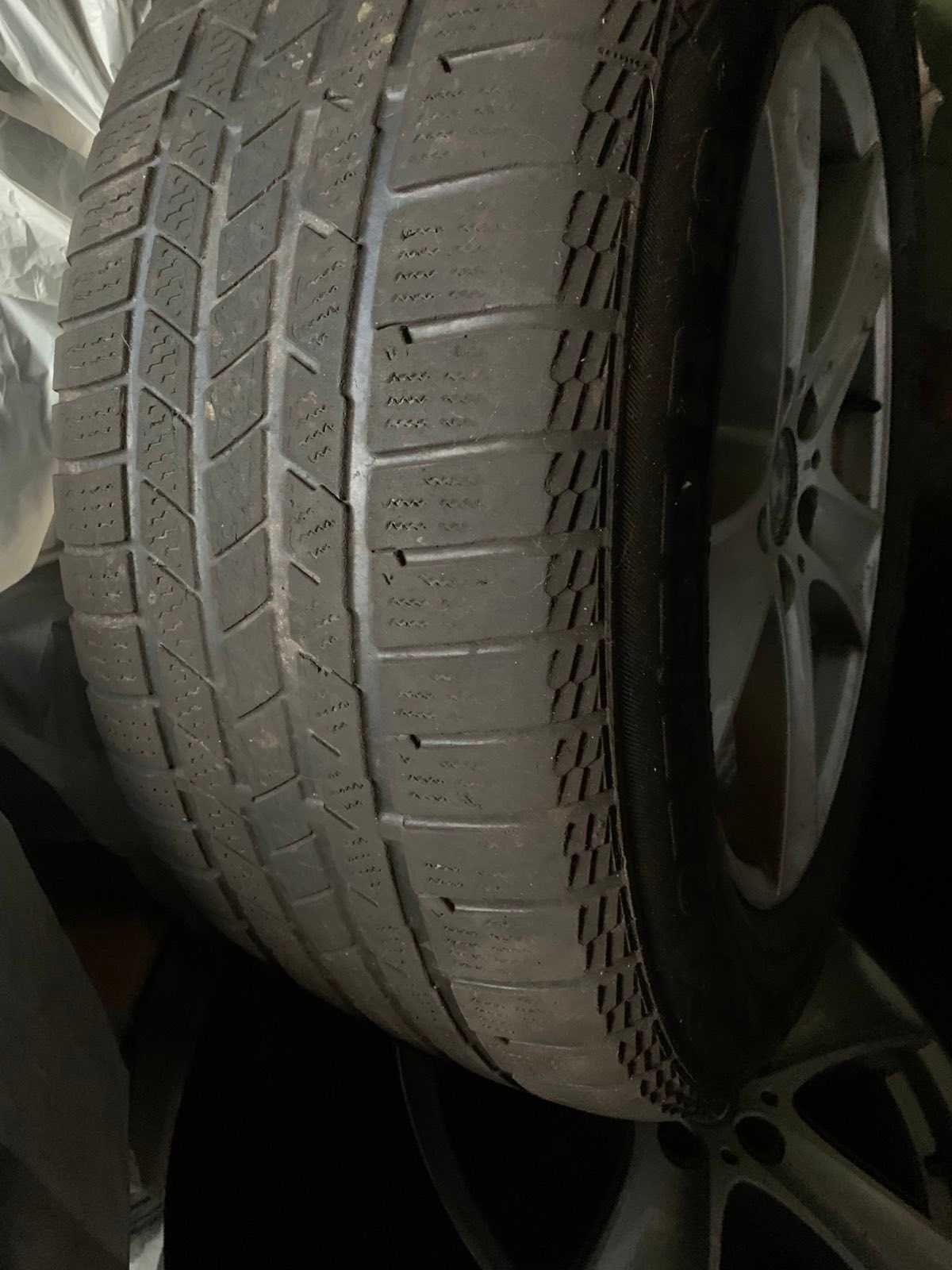 Диски BMW 5x120 ET45 Б/У (з зимовою гумою 255/55R18 Continental )