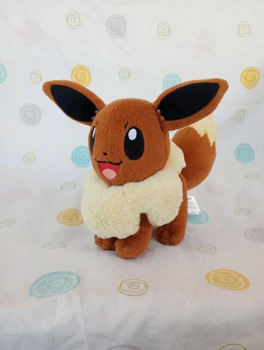 Pokemon peluche autêntico eevee da marca tomy