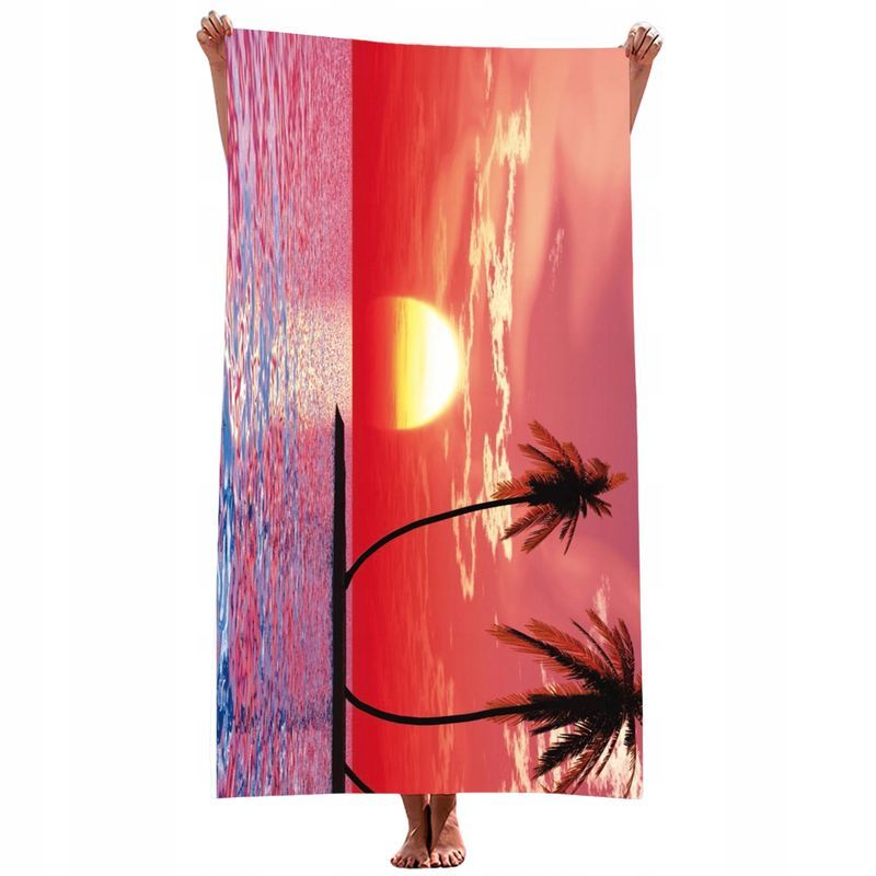 Ręcznik Plażowy Holiday Szybkoschnący Mikrofibra Kolorowy 70x140