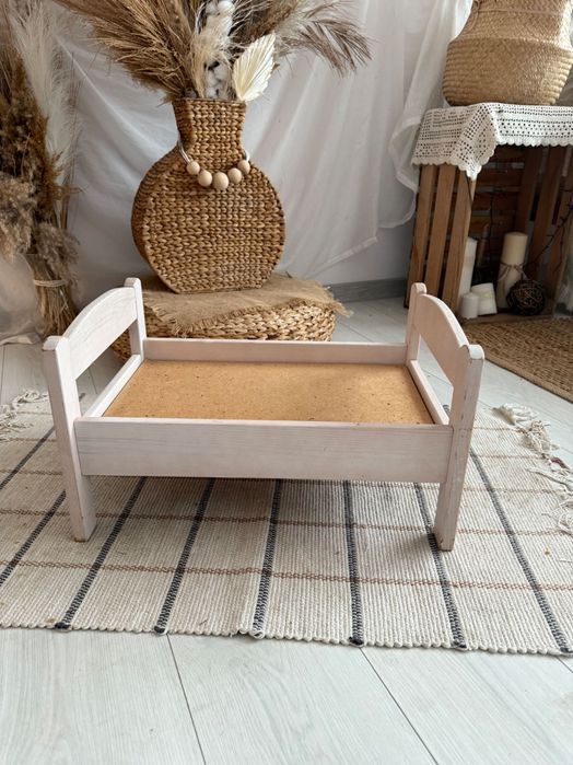 Łóżeczko do sesji noworodkowej lub dla lalek