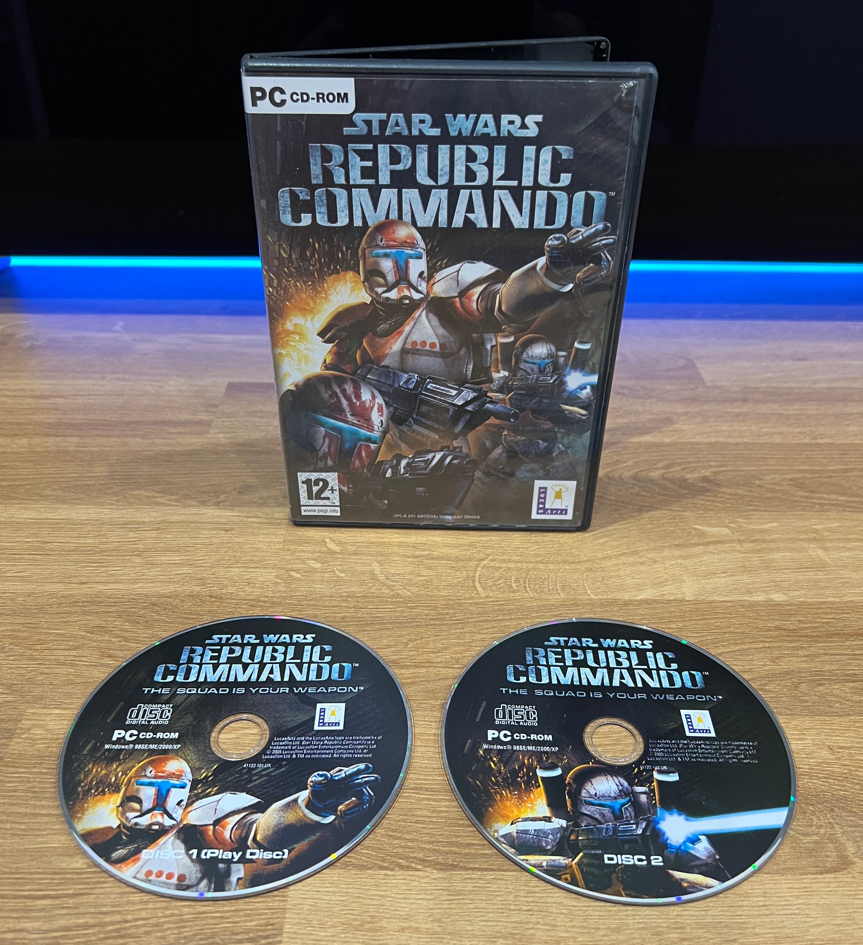 Star Wars Republic Commando (PC PL 2005) DVD BOX  premierowe wydanie