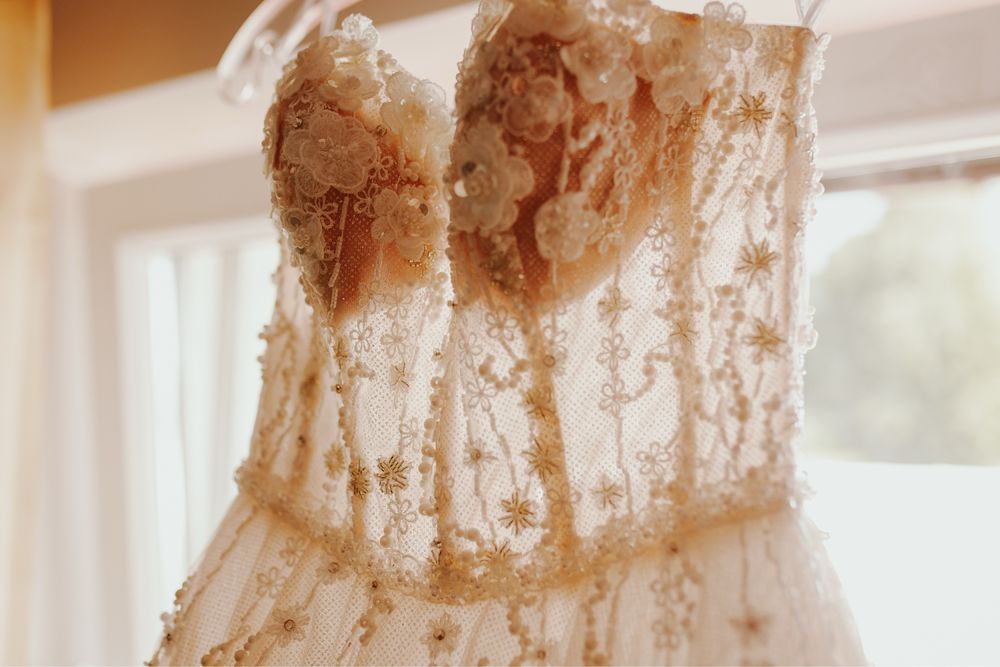 Suknia ślubna błyszcząca księżniczka