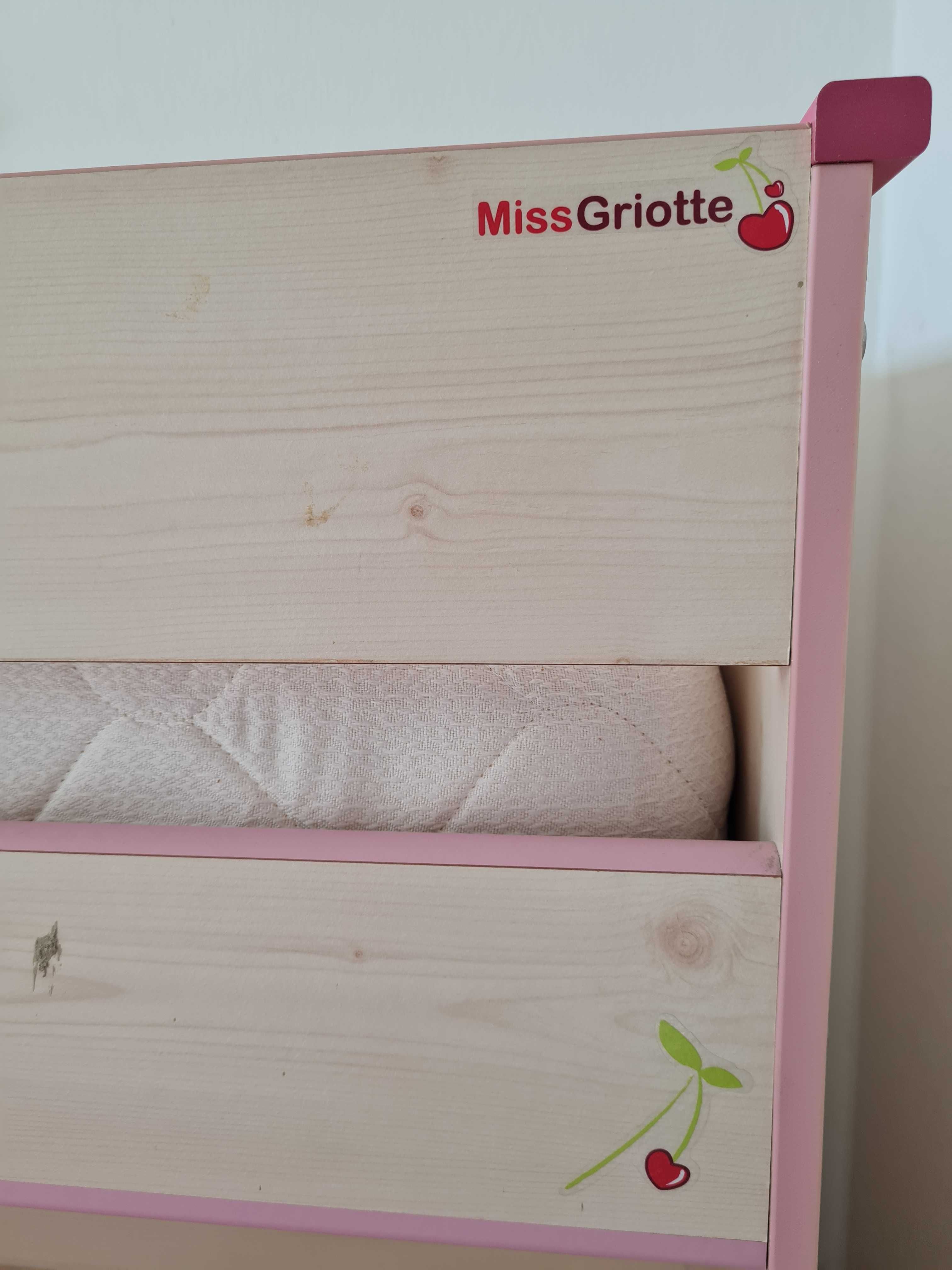 Cama beliche/roupeiro/secretaria para menina, Miss Griotte