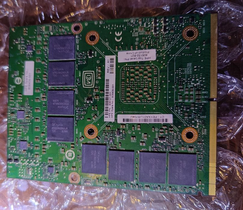 NVIDIA Tesla M6 Mobile 8gb mxm
Graphics Processor
GM204
 
Cores
1536