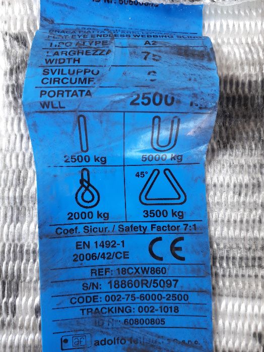 Pasy transportowe,zawiesia bez napinacza