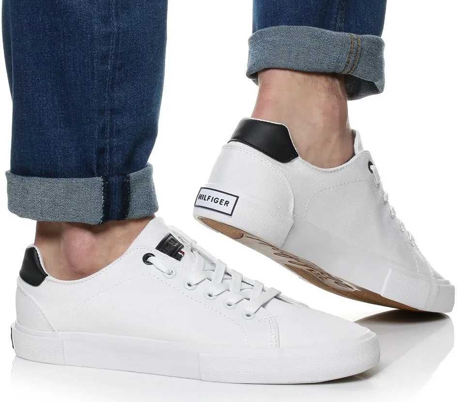 Sneakersy buty trampki białe męskie Tommy Hilfiger Pawleys rozm 44,5