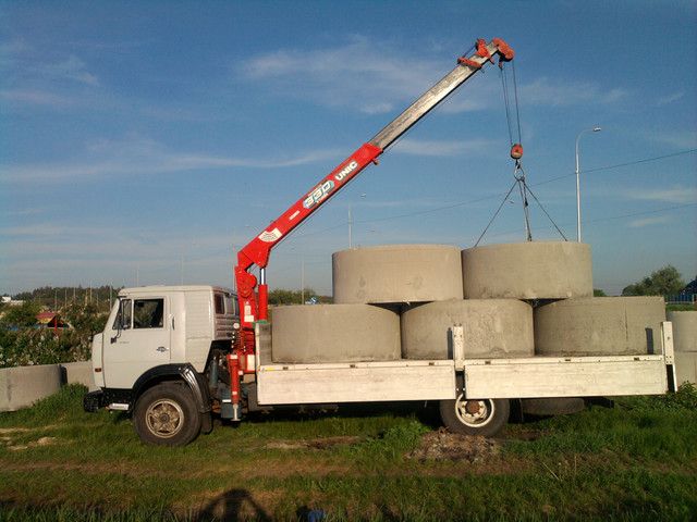 ЗБ кільця Маніпулятор Септик Каналізація Вигрібна яма Копка траншей