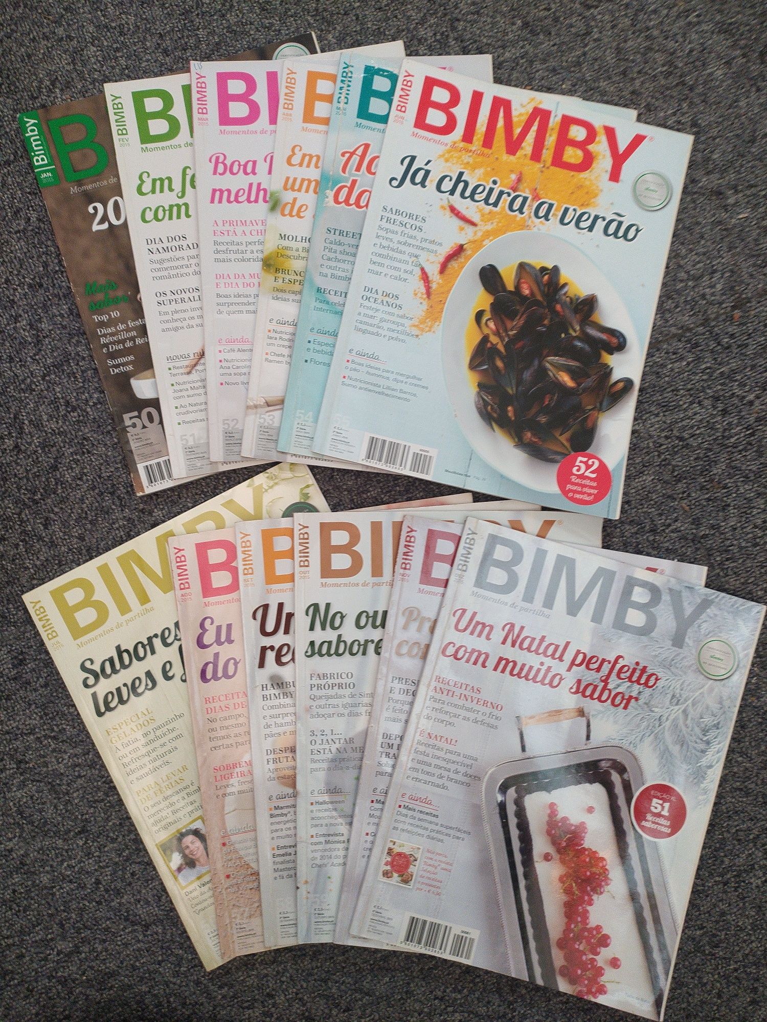 Revistas Bimby coleções completas 2015