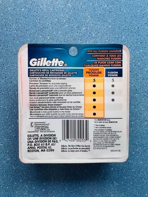 Gillette Fusion Proglide Power картриджі