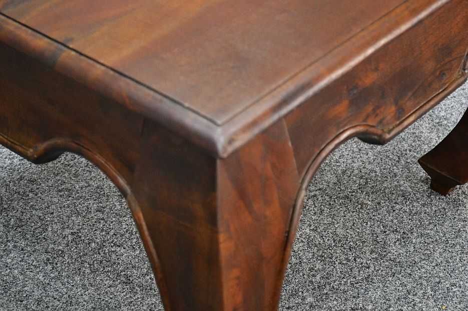 STOLIK 60x60 cm, drewniany, akacja lakierowana, seria OPIUM, -30%