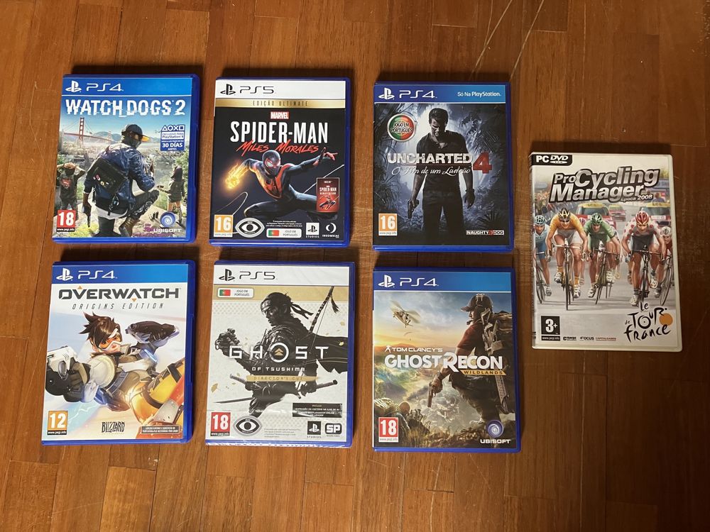 Vendo Jogos PS4/PS5/PC (Ler Descrição)