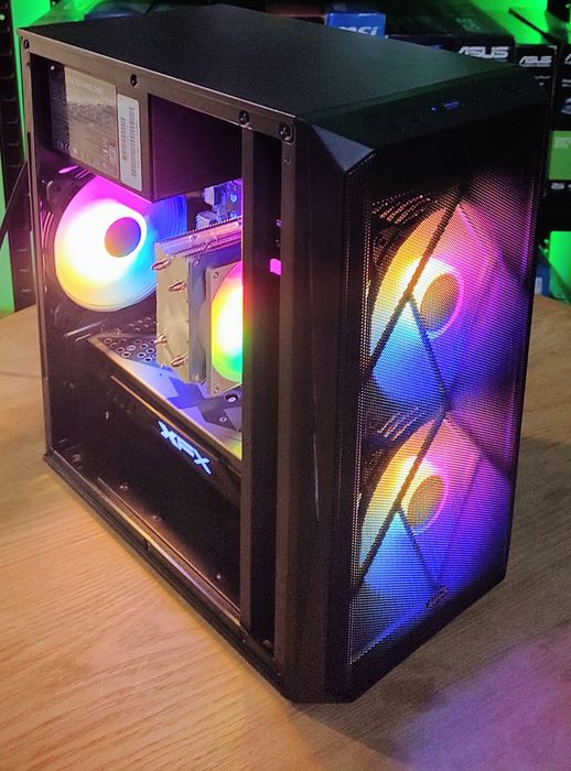 Komputer stacjonarny/gamingowy, i5 10400F, RX 480 8 GB, 16 GB RAM, SSD