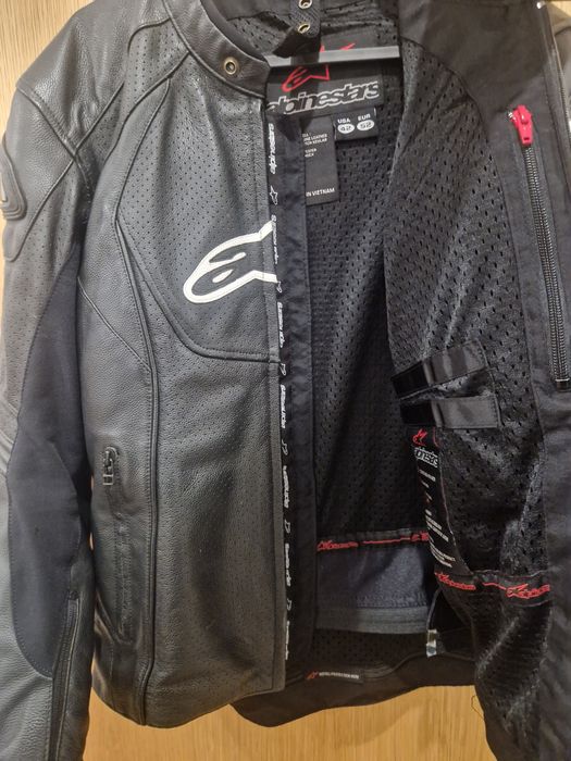 Casaco Couro Alpinestars GP-R 52 M/L