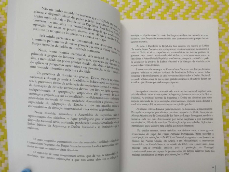 A DEFESA NACIONAL E AS FORÇAS ARMADAS
 Interv Presidente Jorge Sampaio