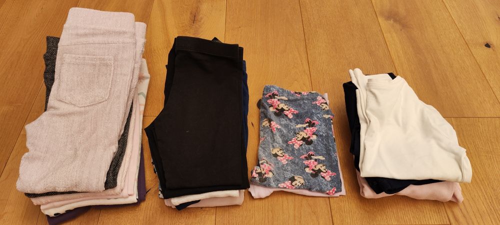 Paka spodni 14 szt + inne rozmiar 116 dla dziewczynki