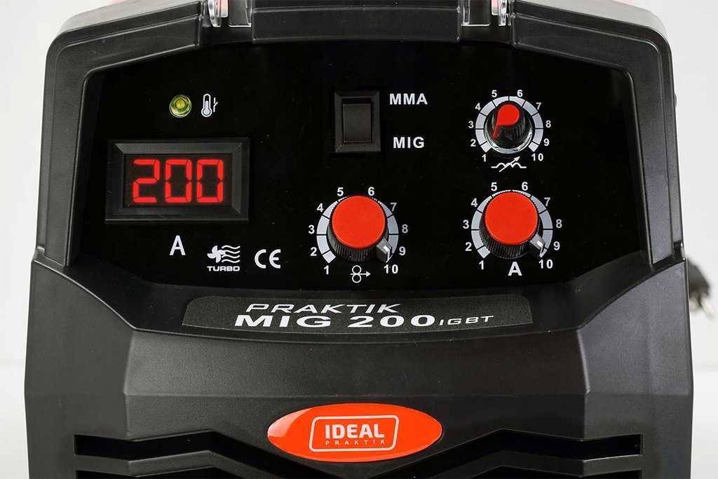Półautomat spawalniczy Ideal Praktik MIG 200 XRS1