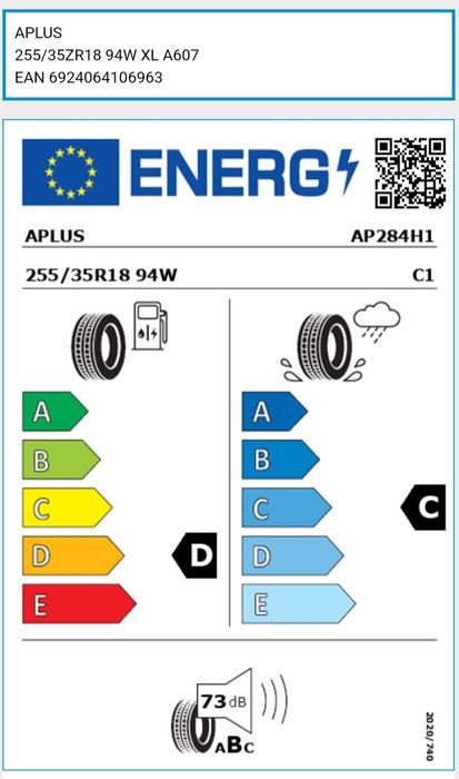 Pneus NOVOS 255/35R18