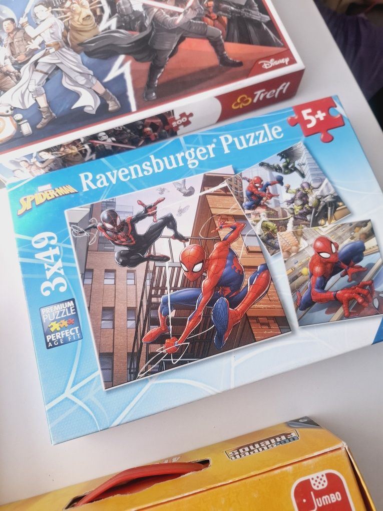 Zestaw puzzli dla chłopca marvel
