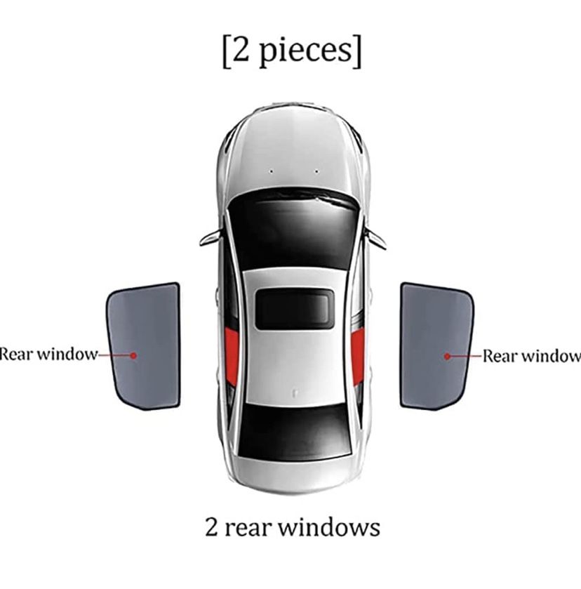 Guarda sol janelas portas traseiras Volvo V40 2013 a 2019, 2x, NOVOS