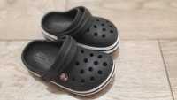 Klapki buty sandały dziecięce Crocs rozm 23 - 24 czarne