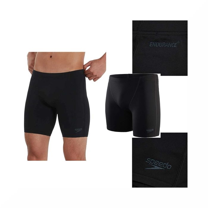 Bokserki Kąpielowe SPEEDO S ECO END+ MID JAM AM Czarne Męskie