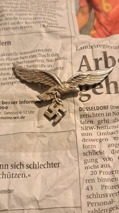 Gapa orzeł luftwaffe wehrmacht sygnowany!!!