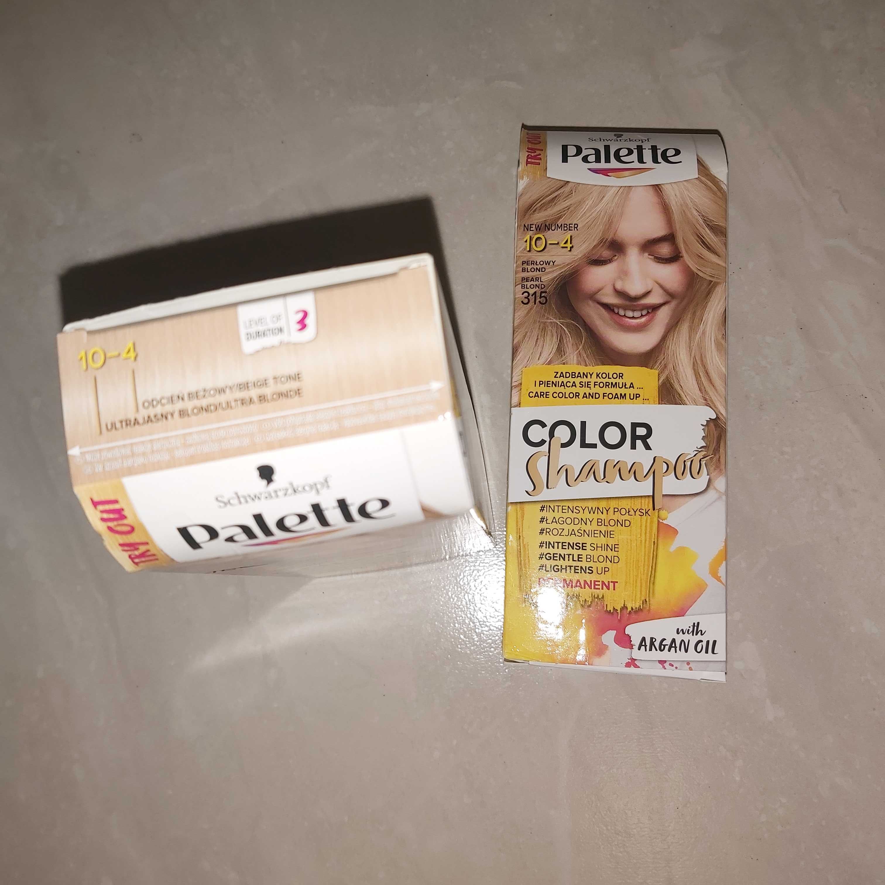 szamponetki farby toner włos rozjaśniacz komplet zestaw blond zmywalna