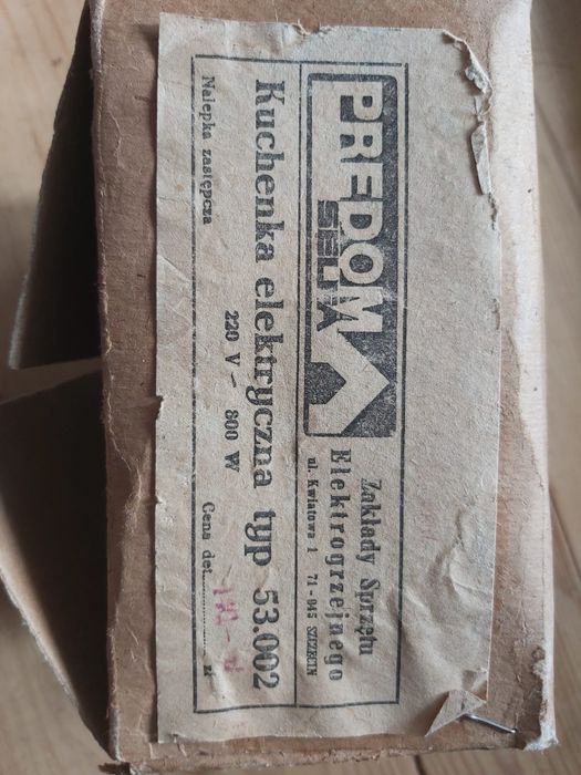 Kuchenka elektryczna Predom selfa