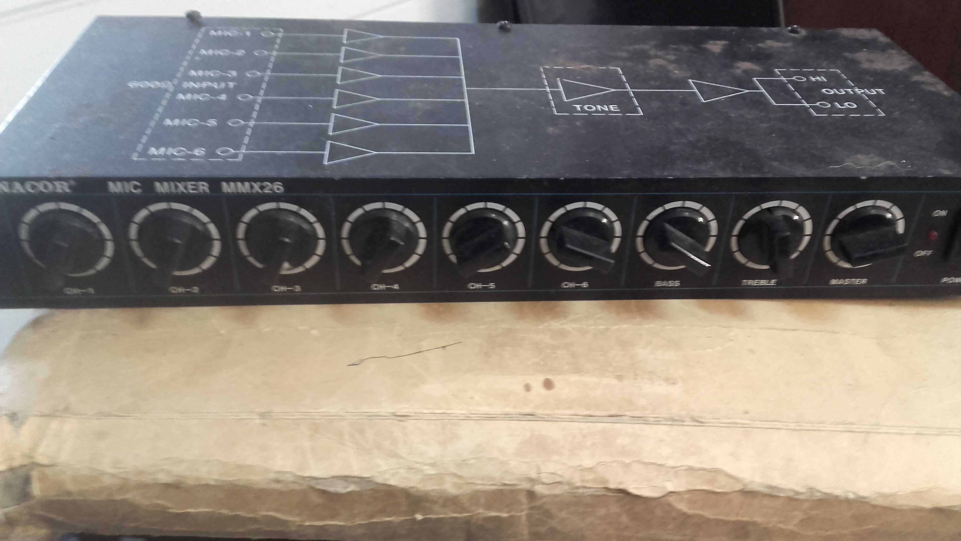 monacor mmx26 mic mixer