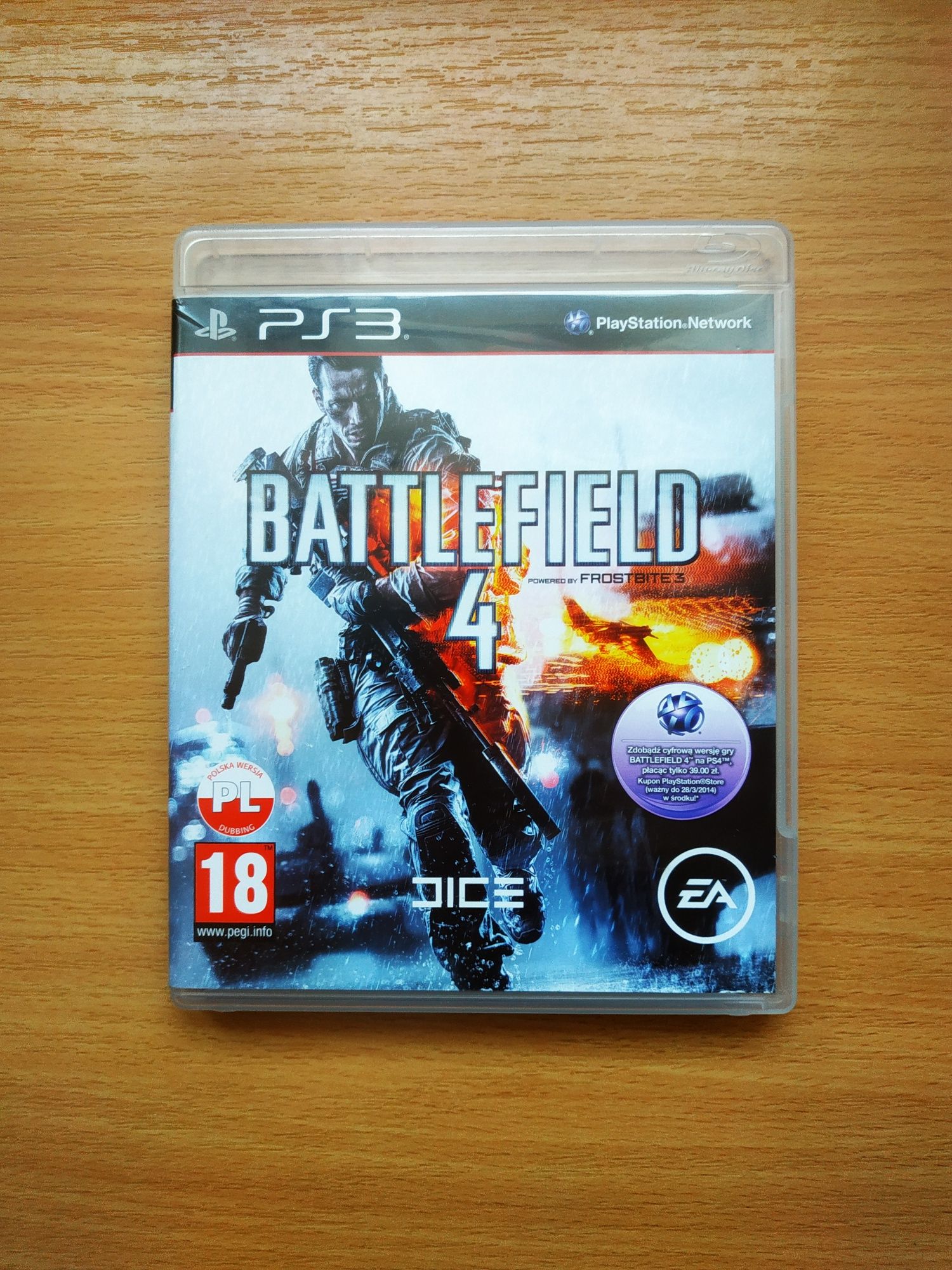 Battlefield 4 ps3, pl, stan bardzo dobry, możliwa wysyłka przez olx