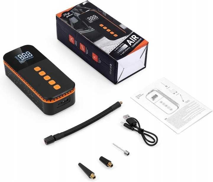 Mini kompresor Przenośny pompka uniwersalna elektryczna MEGA WYDAJNA