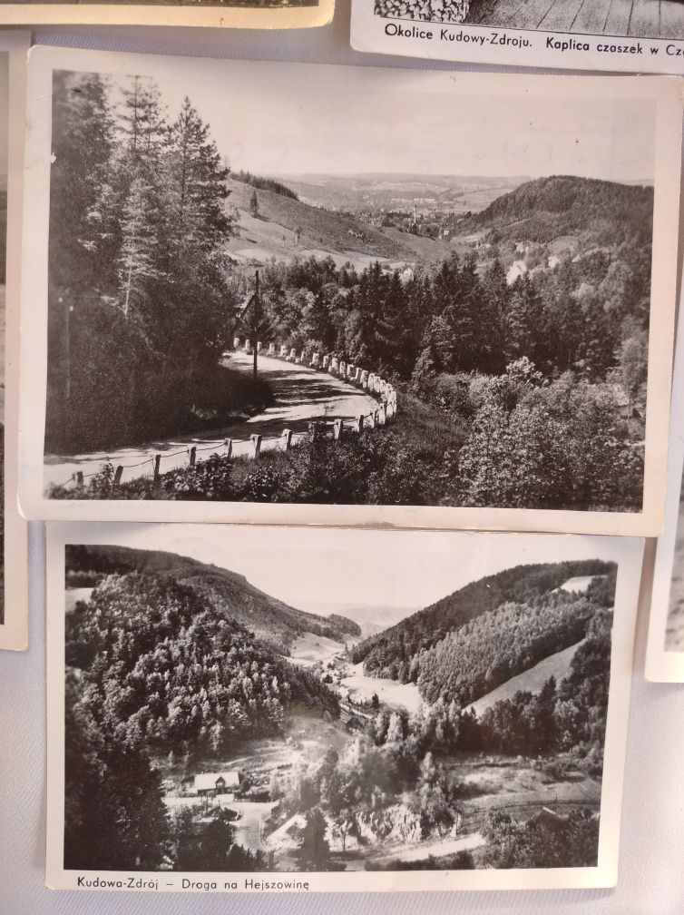 Stare pocztówki widokówki z lat 60 czarno białe