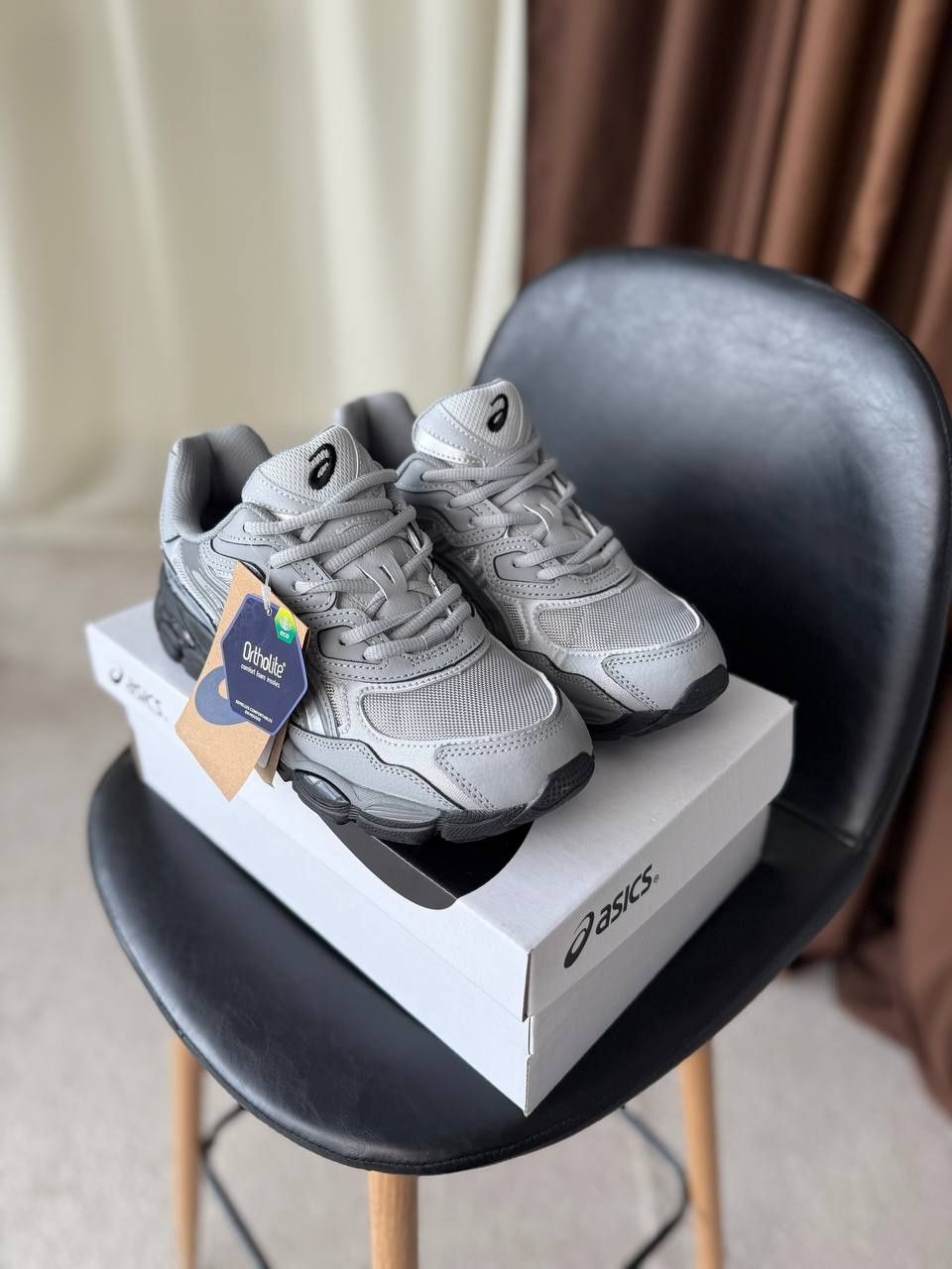 Кросівки чоловічі та жіночі Asics Gel-NYC Mid Grey Sheet Rock.