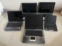 Laptopy bez dyskow i zasilaczy HP ASUS Compaq