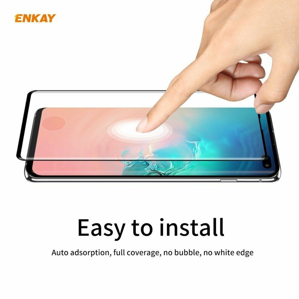Захисне скло ENKAY 3D Full Glue для Samsung Galaxy S10 Plus (G975)
