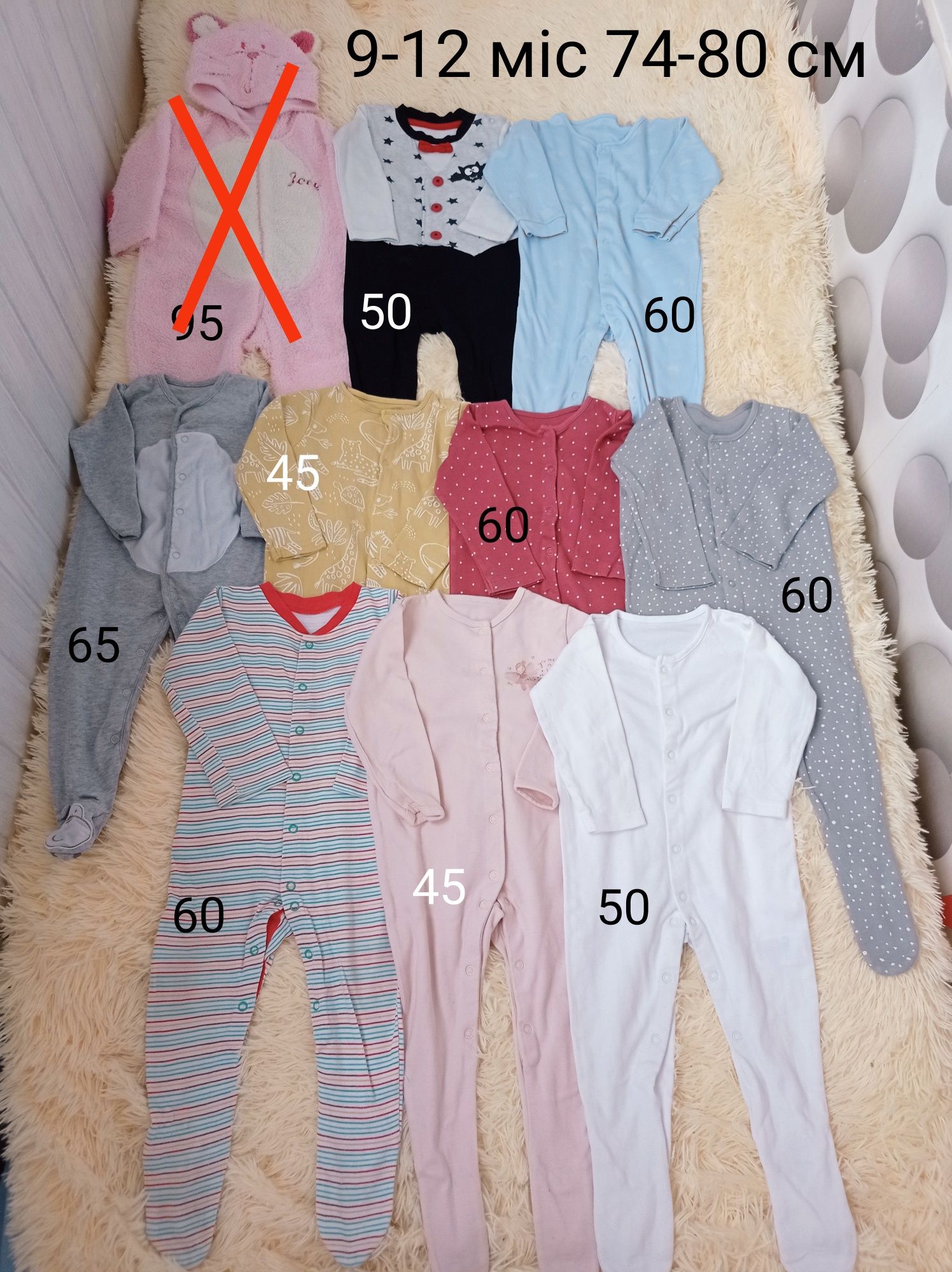 для новорожденных боди песочники футболка лосіни шорты платья 9-12 74-