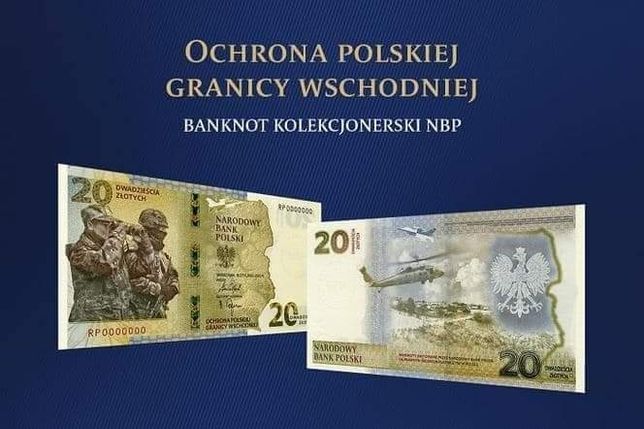 Banknot kolekcjonerski Ochrona Granic Polskich