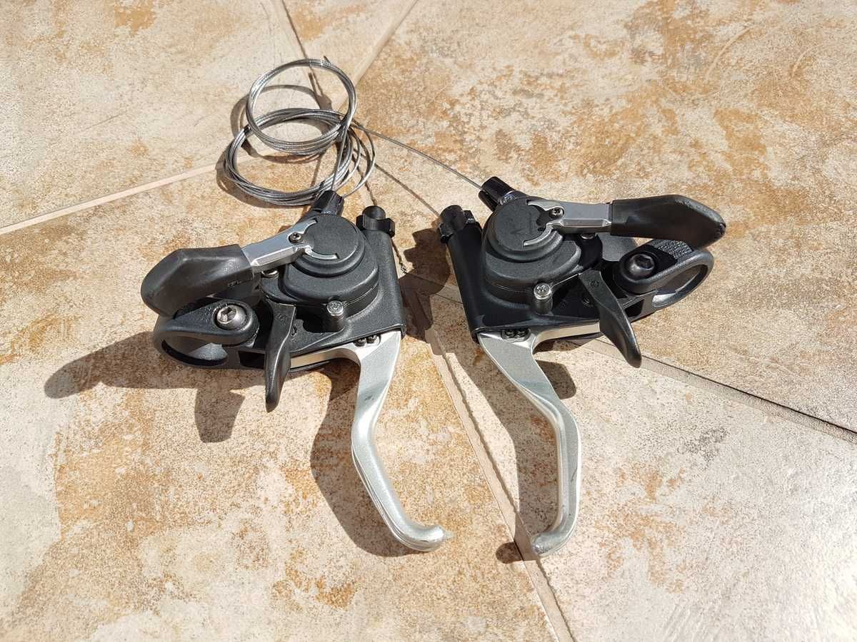 klamkomanetki Shimano DEORE XT, ST-M739, komplet