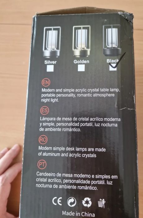 Candeeiro de mesa