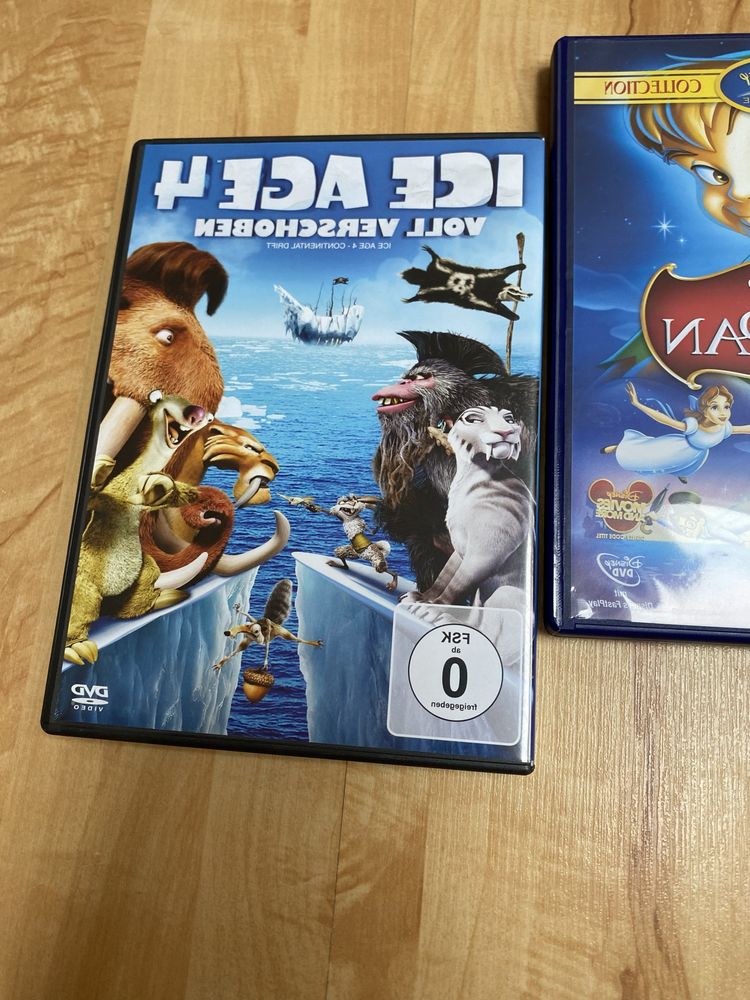 Bajki na DVD w języku niemieckim 7 sztuk