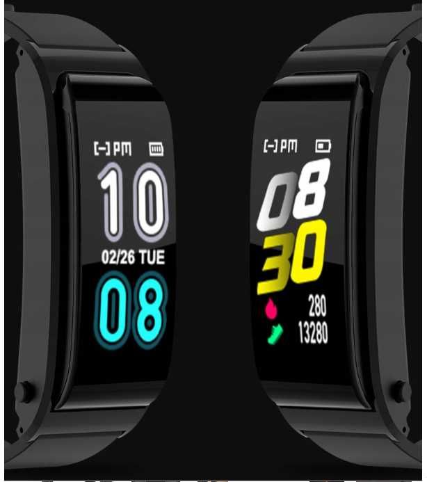 F2pro Smart Band z Bluetooth-garniturem i ekranem IPS 0,96” ttst1176