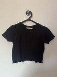 Top preto da pull and bear